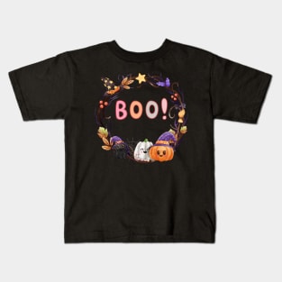 Boo! - Halloween couple Kids T-Shirt